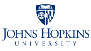 Johns Hopkins University Johns Hopkins University